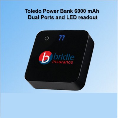 Dual Port Toledo Power Bank 5000 mAh